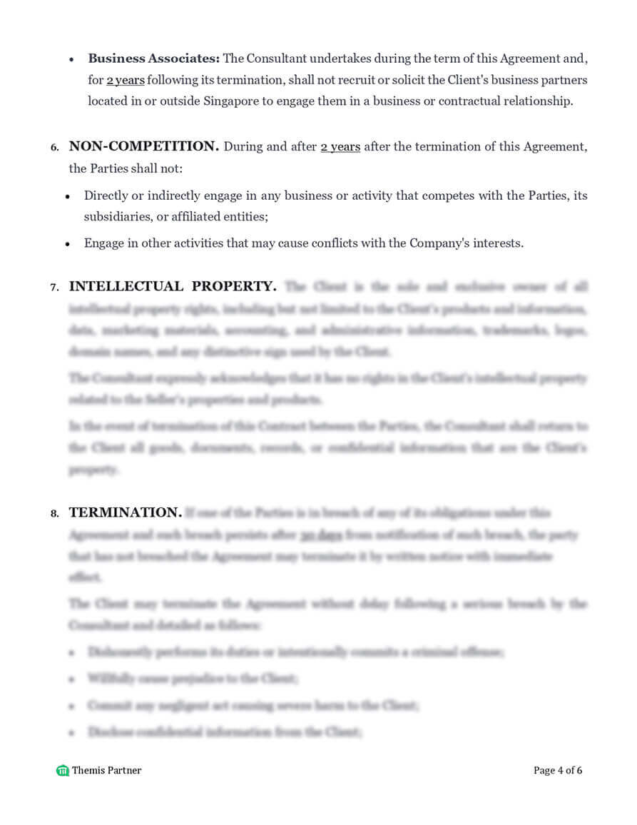 Consulting agreement preview 4