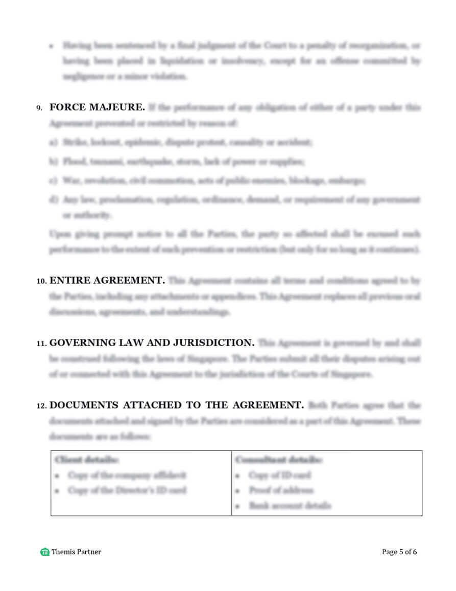 Consulting agreement preview 5