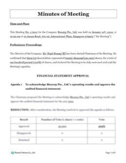 Minutes of meeting preview 1