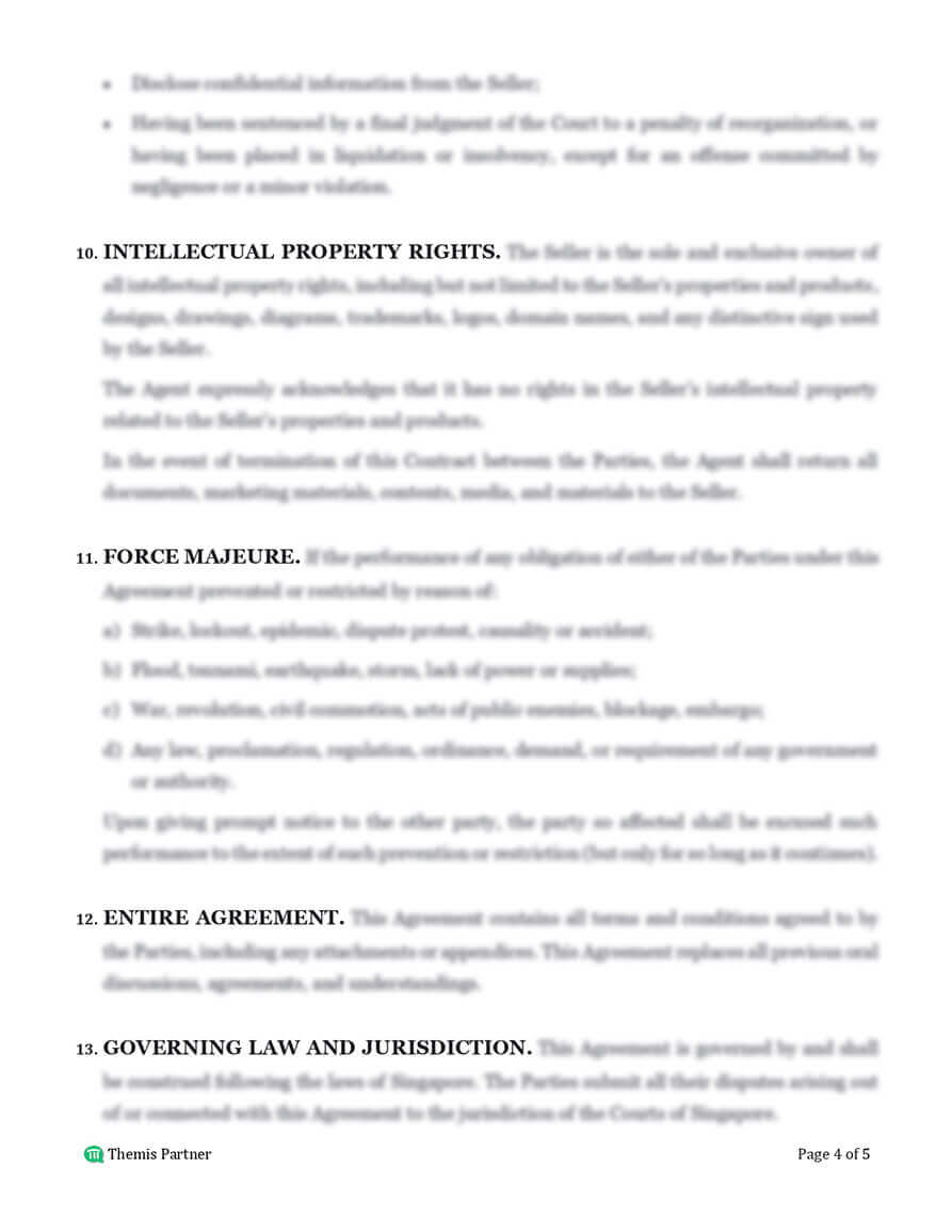 Real estate agent agreement preview 4